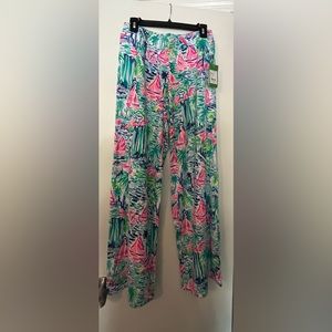 NWT Lilly Pulitzer Lorena Breezy Palazzo Pants